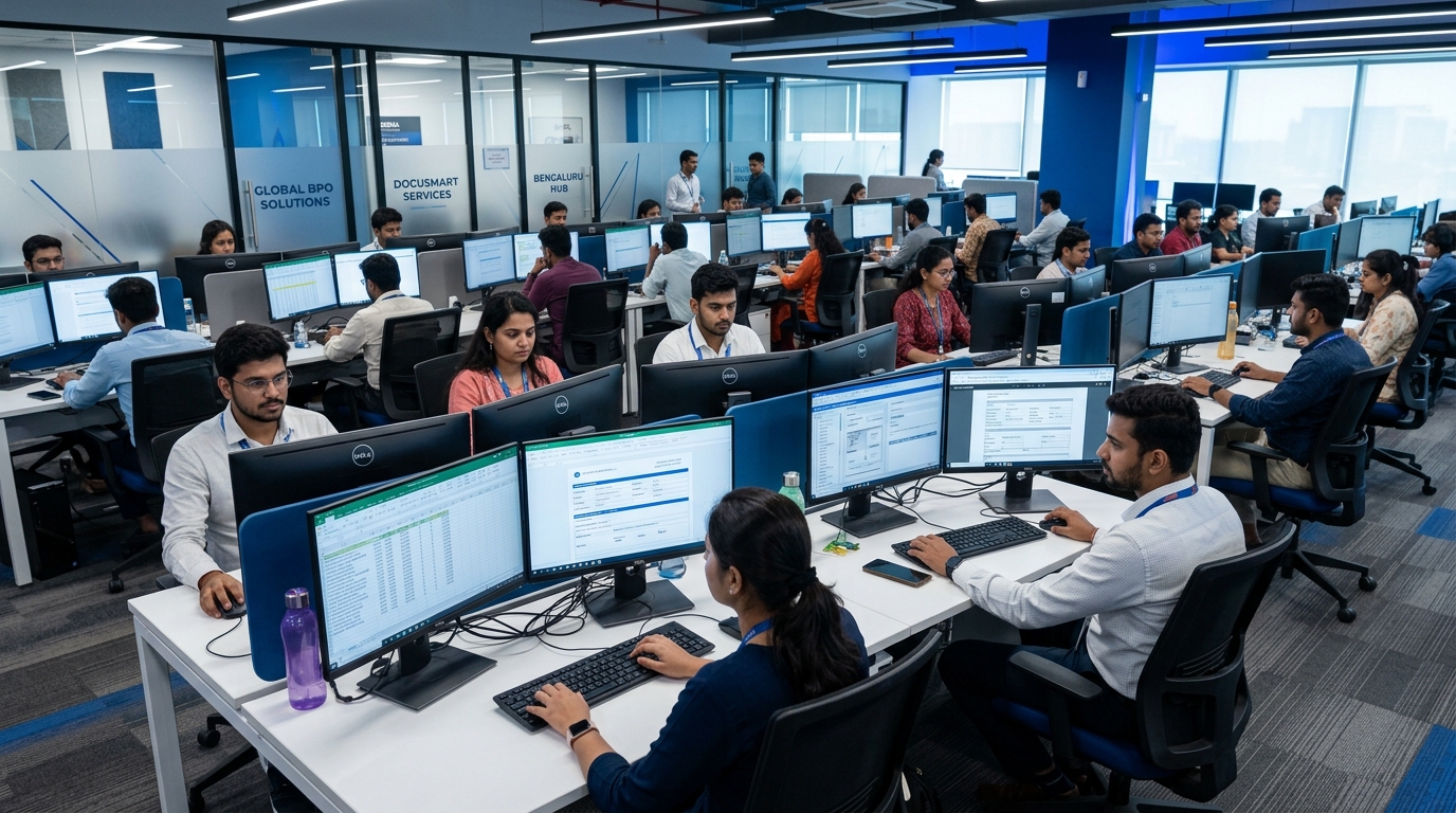Scribotech BPO Operations Floor