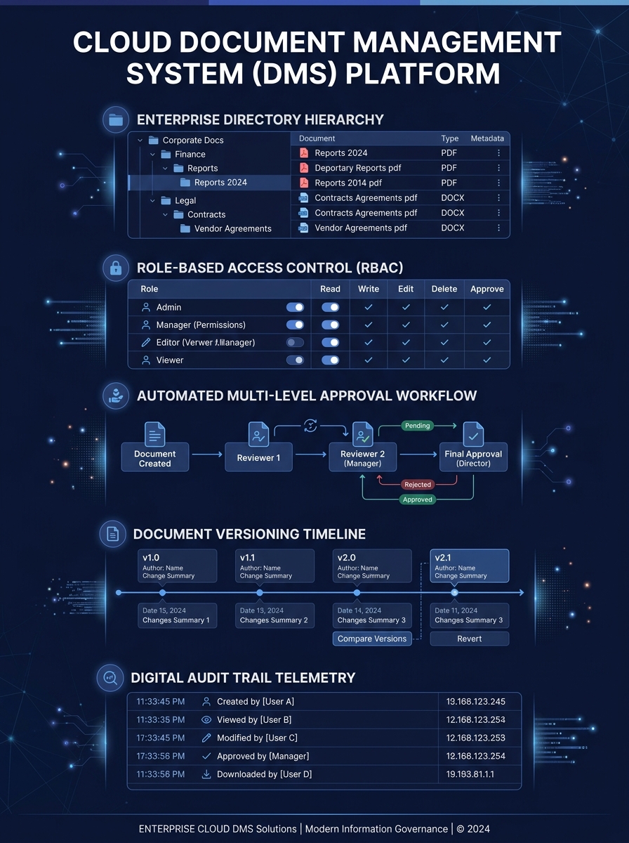 Cloud Document Management System Architecture