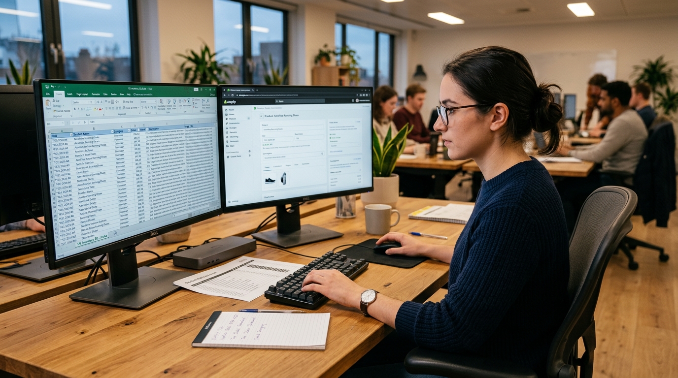 E-Commerce Catalog Data Entry and SKU Management Station